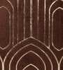 Geometric Velvet Brown 16 x 16 Inches 1 Cushion Cover