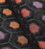 Geometrical (72x12) Black Chenille Jacquard Table Runner