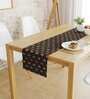 Edwin (72x12) Brown Chenille Jacquard Table Runner