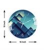Geometrical Figures Acrylic Wall Clock
