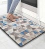Abstractal Abstract Microfibre 30x18 Inches Anti Skid Door Mat