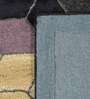 Multicolor Wool And Viscose Geometrical 5  x 8  Feet Hand Tufted Carpet