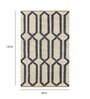 Beige Jute Geometrical 8  x 10  Feet Hand Woven Carpet