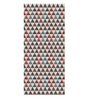 Multicolor Polyester 24 x 60 Inches Machine Made Floor Runner