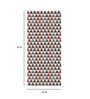 Multicolor Polyester 24 x 60 Inches Machine Made Floor Runner