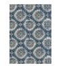 Blue Persian Polyester 3 ft x 5 ft Machine Made Carpet