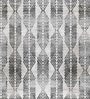 Grey Abstract Polyester 3 ft x 5 ft Machine Made Carpet