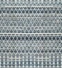 Grey Geometric Polyester 5 ft x 7 ft Machine Made Carpet