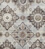 Grey Persian Viscose 3 ft x 5 ft Machine Made Carpet