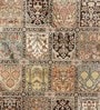 Brown Persian Viscose 3 ft x 5 ft Machine Made Carpet