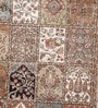 Brown Persian Viscose 3 ft x 5 ft Machine Made Carpet