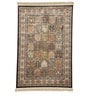 Brown Persian Viscose 3 ft x 5 ft Machine Made Carpet