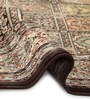 Brown Persian Viscose 3 ft x 5 ft Machine Made Carpet