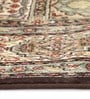 Multicolor Persian Viscose 4 ft x 6 ft Machine Made Carpet