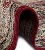 Maroon Viscose Vintage 4  x 6  Feet Machine Made Carpet