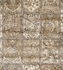 Beige Persian Viscose 5 ft x 7 ft Machine Made Carpet