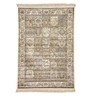 Beige Persian Viscose 5 ft x 7 ft Machine Made Carpet