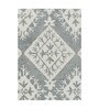 Grey Abstract Wool 5 ft x 8 ft Hand Tufted Carpet