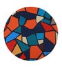 Geometrical Printed Round Mousepad