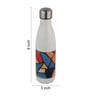 Geometrical Printed Steel Water Bottle 600ml