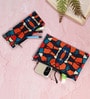 Geometrical Printed Utility Pouches Set of 2