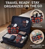 Geometrical Printed Utility Pouches Set of 2