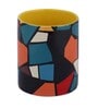 Geometrical Printed with Inside Colour Yellow Coffee Mug 320ml