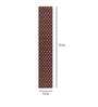 Essie (72x12) Wine Red Chenille Jacquard Table Runner