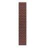 Essie (72x12) Wine Red Chenille Jacquard Table Runner