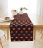 Essie (72x12) Wine Red Chenille Jacquard Table Runner