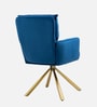 Gerlec Velvet Guest Chair In Green Colour