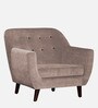 German Fabric 1 Seater Sofa In Kadhi Beige Colour