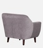 German Fabric 1 Seater Sofa In Sudu Grey Colour