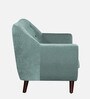 German Fabric 1 Seater Sofa In Suka Blue Colour