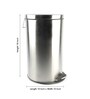 20 Litres Stainless Steel Pedal Dustbin
