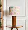 Gesu Table Lamp with Cotton Embroidery Shade