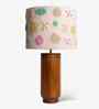 Gesu Table Lamp with Cotton Embroidery Shade