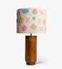 Gesu Table Lamp with Cotton Embroidery Shade