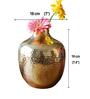 Geya Gold Iron Vase