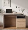 Geyer Study Table in Beige and Grey Finish Geyer Study Table in Beige and Grey Finish