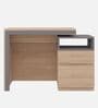 Geyer Study Table in Beige and Grey Finish Geyer Study Table in Beige and Grey Finish