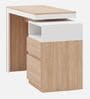 Modern Study Table in Beige and White Finish Modern Study Table in Beige and White Finish
