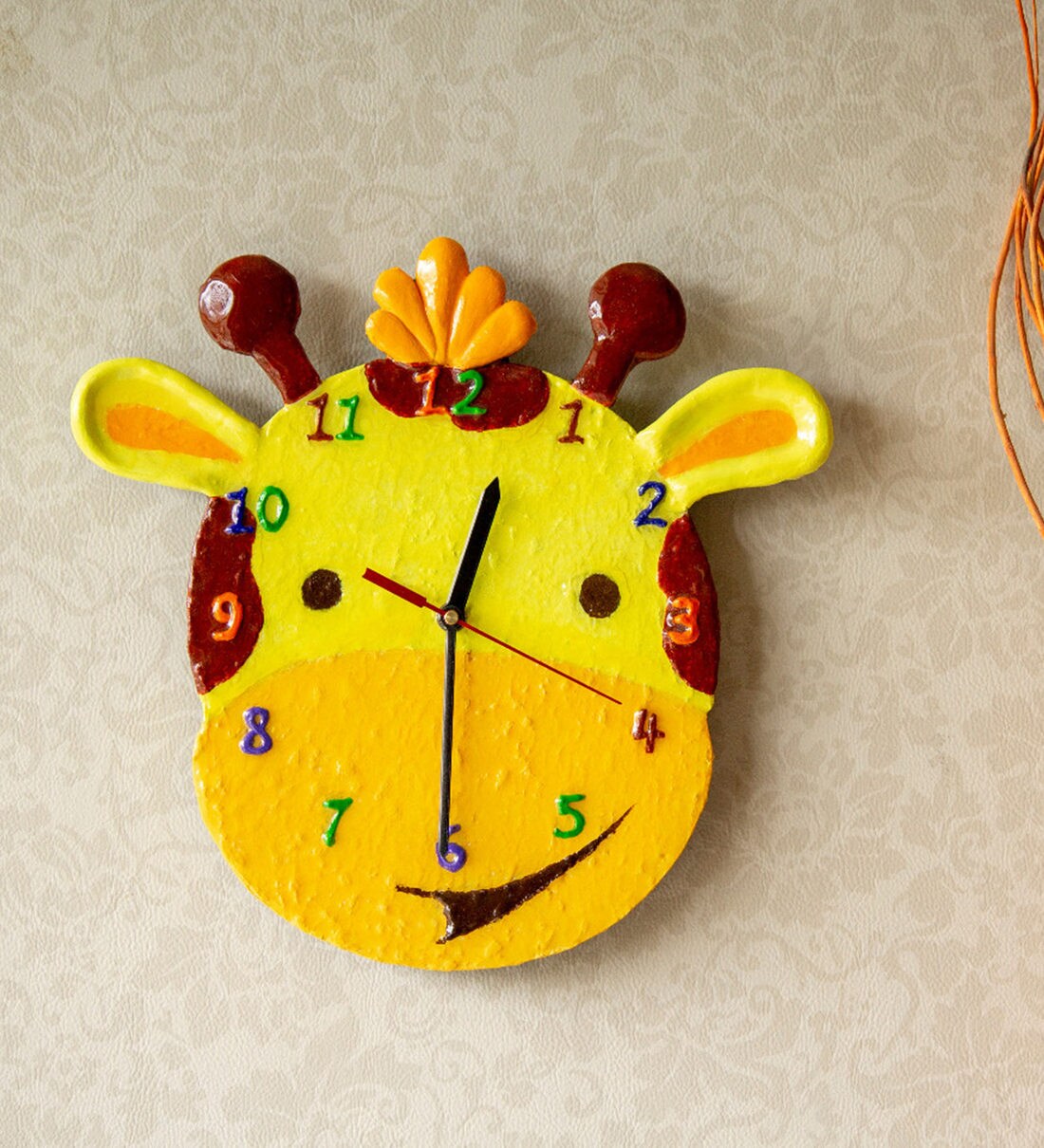 Buy Giggly Girrafe Handmade Wall Clock by Dev Creation at 43 OFF by