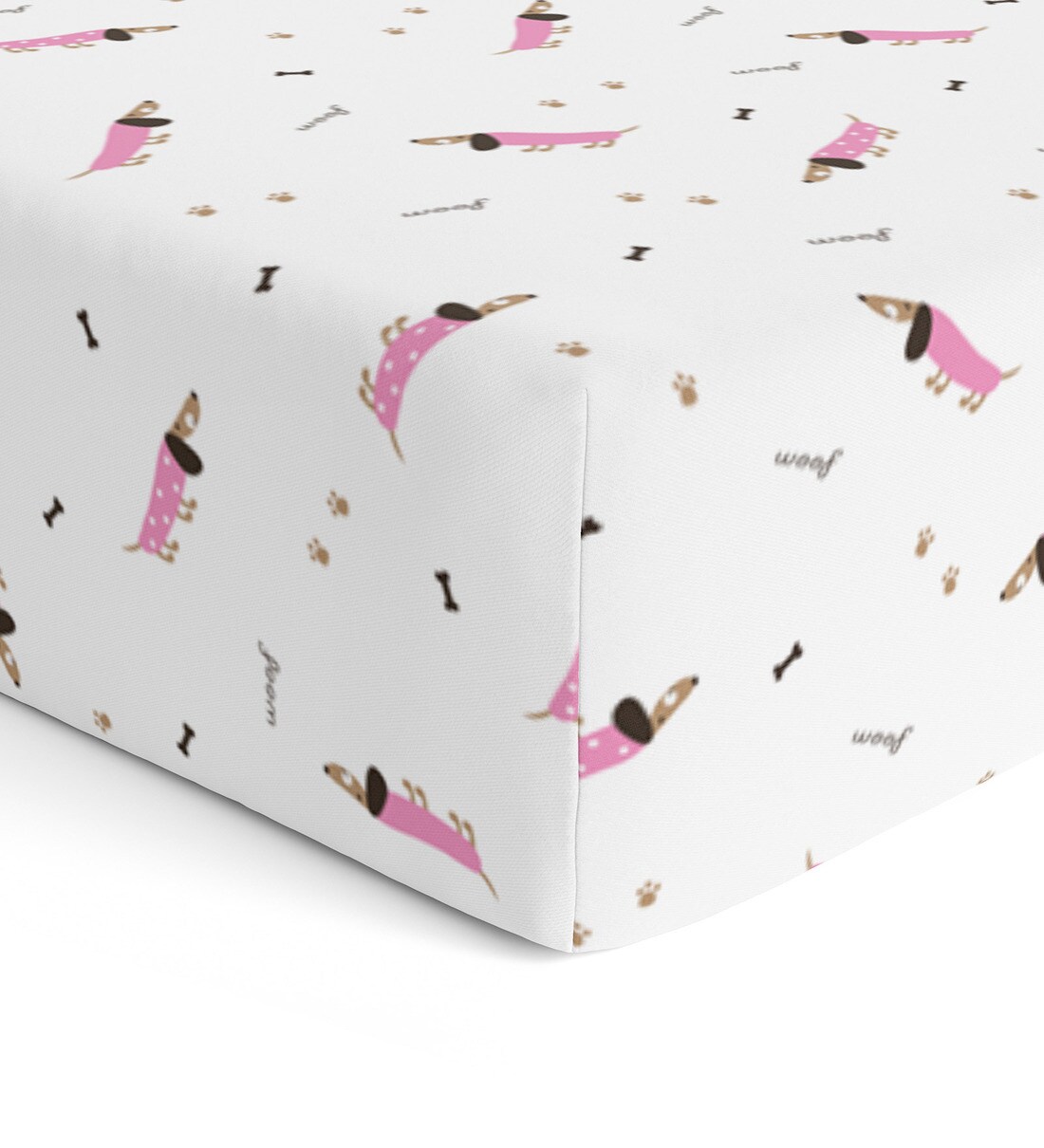 organic crib sheets girl