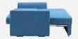 Gia Chenille Fabric Sofa Cum Bed in Sea Blue Colour With Storage