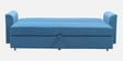 Gia Chenille Fabric Sofa Cum Bed in Sea Blue Colour With Storage