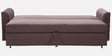 Gia Velvet Fabric Sofa Cum Bed in Brown Colour With Storage
