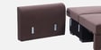 Gia Velvet Fabric Sofa Cum Bed in Brown Colour With Storage