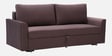 Gia Velvet Fabric Sofa Cum Bed in Brown Colour With Storage