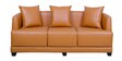 Giallo 3 seater sofa in Tangy Orange Colour